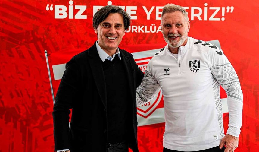 Montella'dan Samsunspor'a Sürpriz Ziyaret! Fink'le Kritik Görüşme