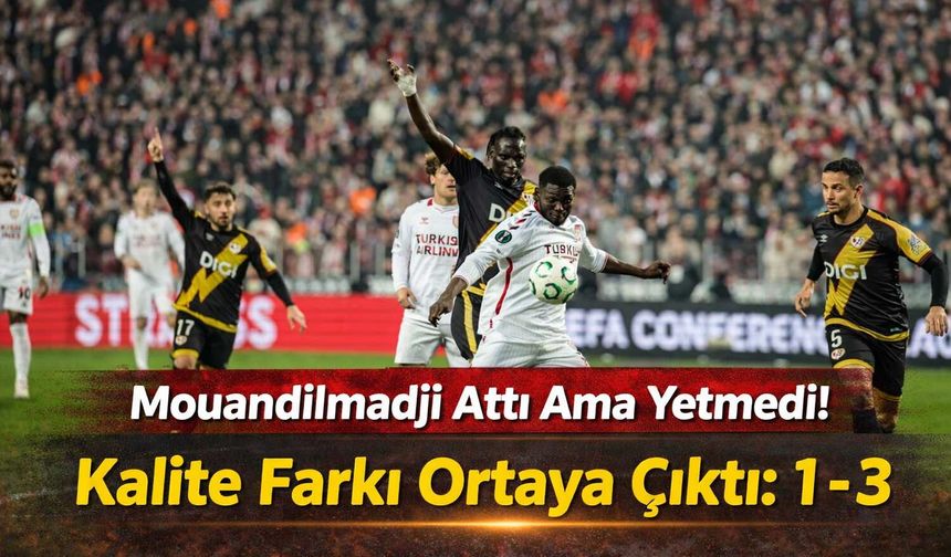 Avrupa Gecesinde Hüsran! Mouandilmadji Attı Ama Yetmedi