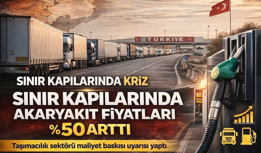 Sınır Kapılarında Akaryakıt Şoku: Yüzde 50 Zam