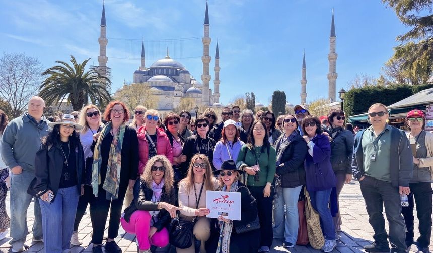 ABD ve Kanadalı tur operatörleri İstanbul ve Kapadokya'yı gezdi