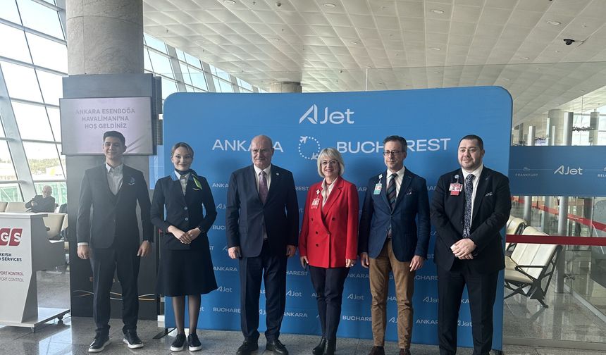 Ankara Esenboğa'dan Bükreş'e direkt uçuşlar başladı
