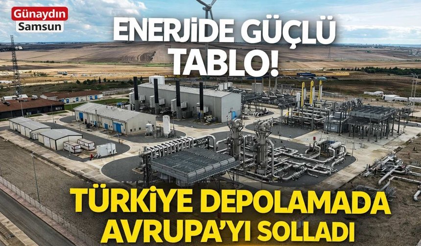 Türkiye Enerjide Fark Attı: Depolamada Avrupa’yı Geçti