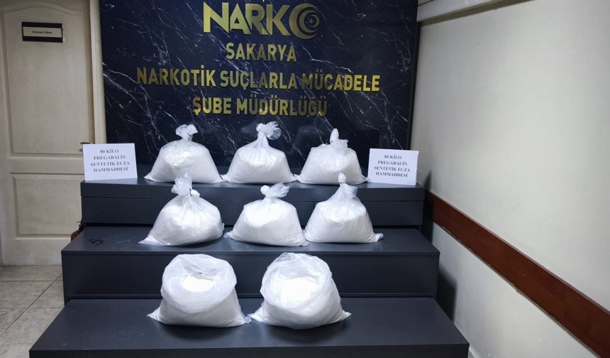 80 kilo uyuşturucu ele geçirildi; 3 tutuklama