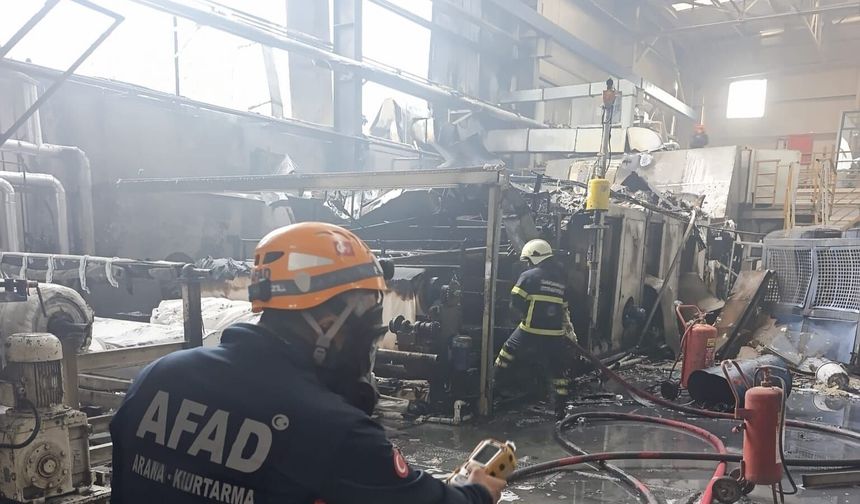 Fabrikadaki patlamada yaralanan işçi, 6 gün sonra hayatını kaybetti