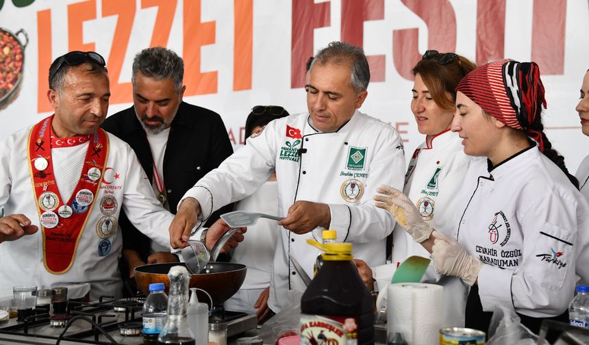 Osmaniye'de 'Lezzet Festivali' renkli görüntülerle başladı