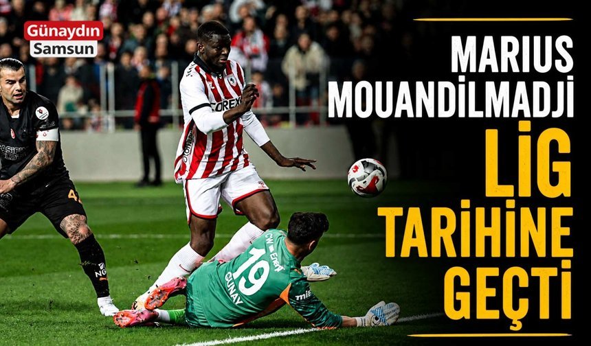 Marius Mouandilmadji Lig Tarihine Geçti