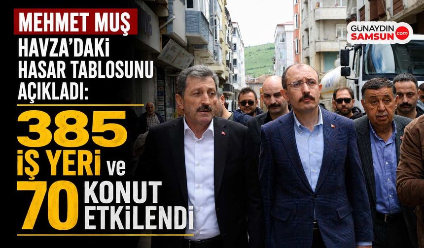 Mehmet Muş Havza’daki Selin Bilançosunu Açıkladı
