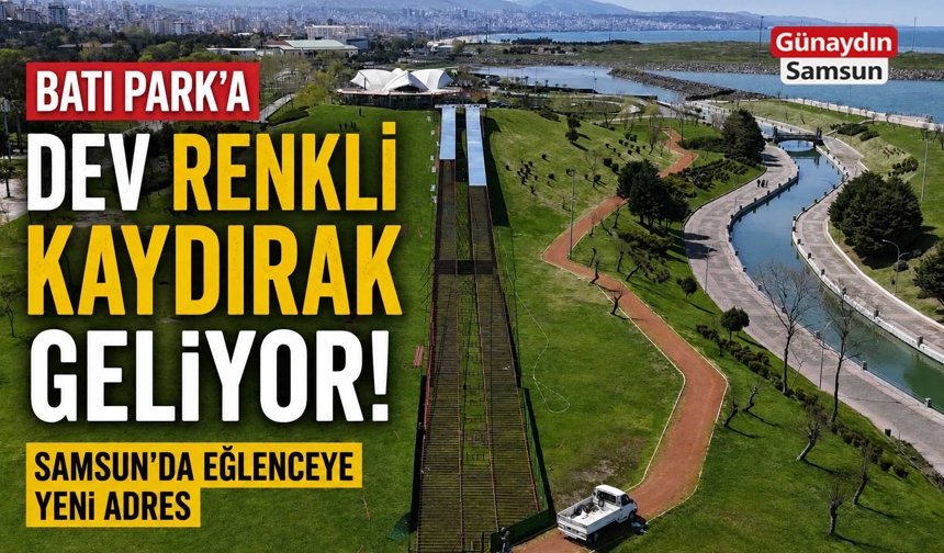 Batı Park’a 155 Metrelik Dev Kaydırak Geliyor