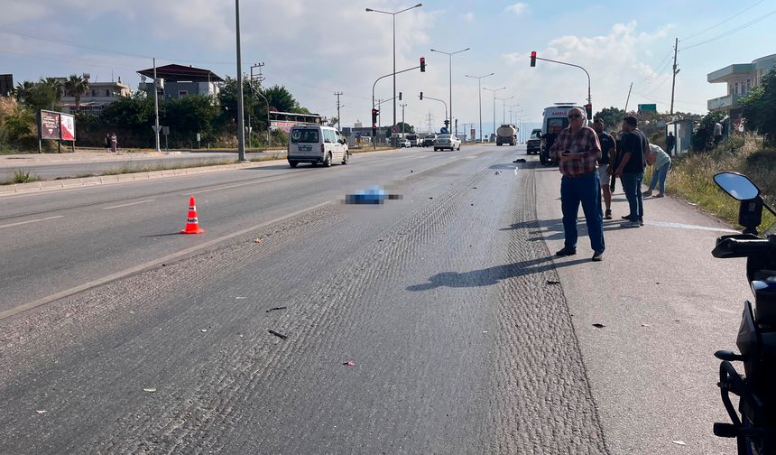 Otomobilin arkadan çarptığı motosikletteki Feyza Nur öldü, babası ağır yaralandı