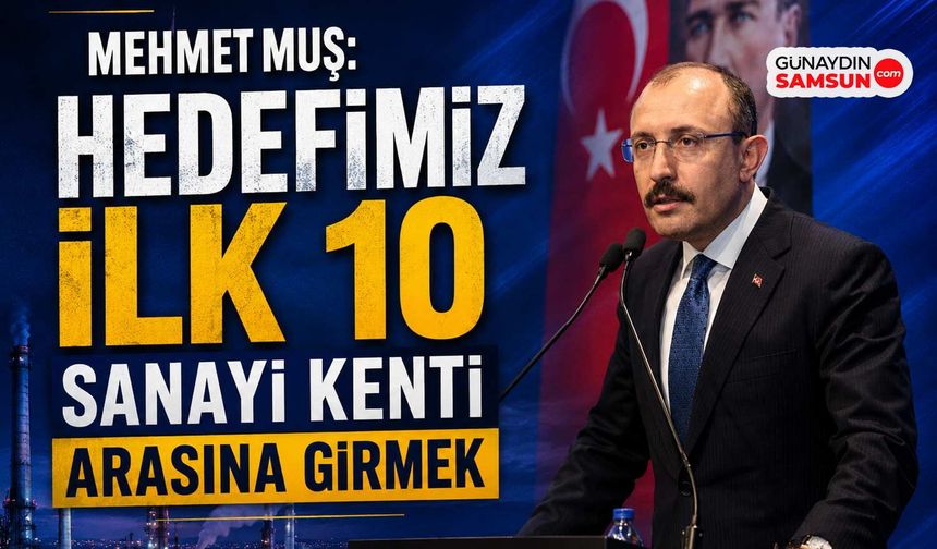 Mehmet Muş: Hedefimiz İlk 10 Sanayi Kenti Arasına Girmek