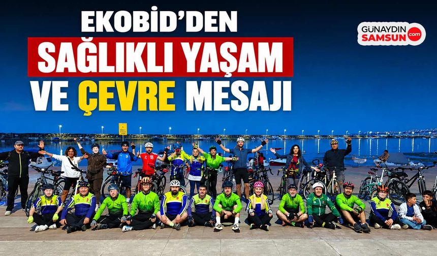 Samsun’da Dünya Bisiklet Günü Pedallarla Kutlandı