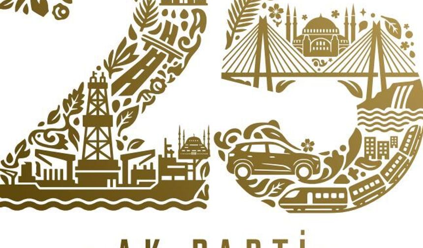 AK Parti'den '25'inci yıl' logosu