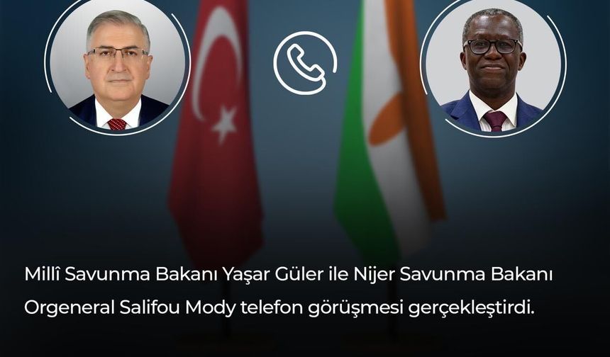 Bakan Güler, Nijerli mevkidaşı Mody ile görüştü