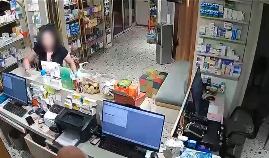 Eczacıyı darbedip ilaçları alarak kaçan kadın tutuklandı