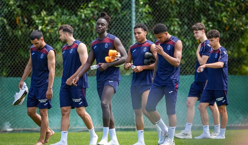 Trabzonspor'da yeni sezon hazırlıkları sürüyor