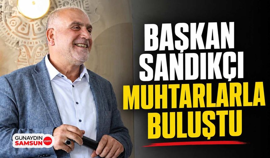 Başkan Sandıkçı: Canik'e Değer Katacak Yatırımlar Sürecek