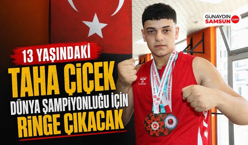 13 Yaşındaki Taha Çiçek, Dünya Şampiyonluğu İçin Ringe Çıkacak