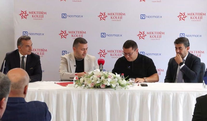 Mektebim Koleji ile Notmatix'ten yapay zeka destekli eğitim iş birliği