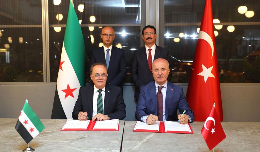 Türkiye ile Suriye arasında yükseköğretimde iş birliği anlaşması