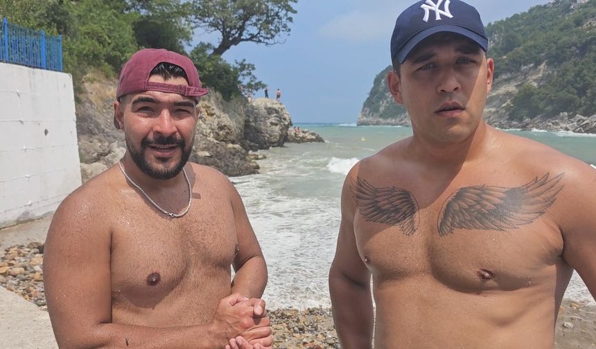 Zonguldak'ta dalgalar arttı, 7 kişi denizde zor anlar yaşadı