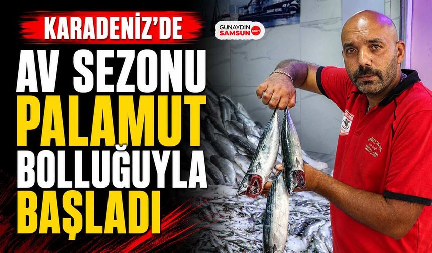 Karadeniz’de Av Sezonu Palamut Bolluğuyla Başladı