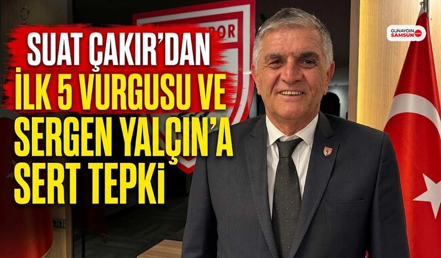 Suat Çakır'dan İlk 5 Vurgusu ve Sergen Yalçın'a Sert Tepki