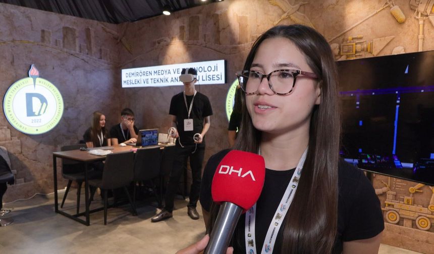 'Haberimiz Olsun' öğrencileri TEKNOFEST Şanlıurfa'yı sahadan takip ediyor