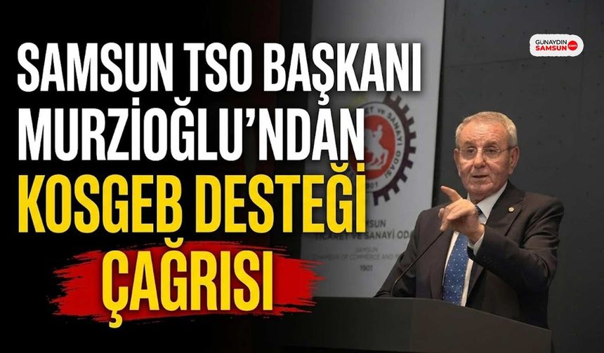 TSO Başkanı Murzioğlu'ndan KOSGEB Desteği Çağrısı