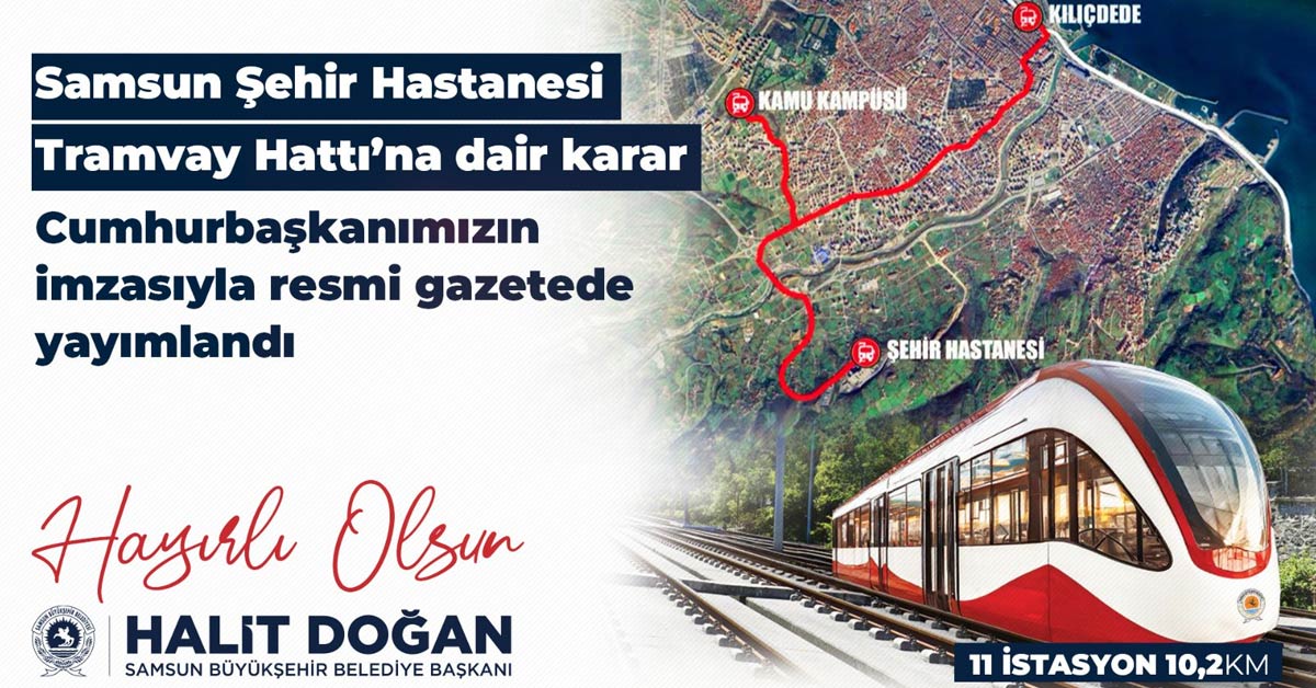 Samsun Tramvay Sehir Hastanesi 6