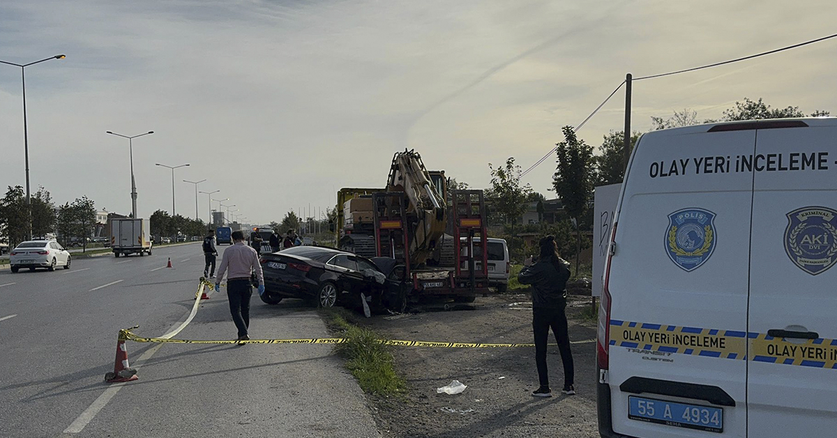 Samsun Kazada Otomobil Tir Trafik 3