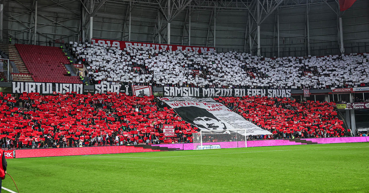 Samsunspor Taraftari Hazirlik Galatasaray 1