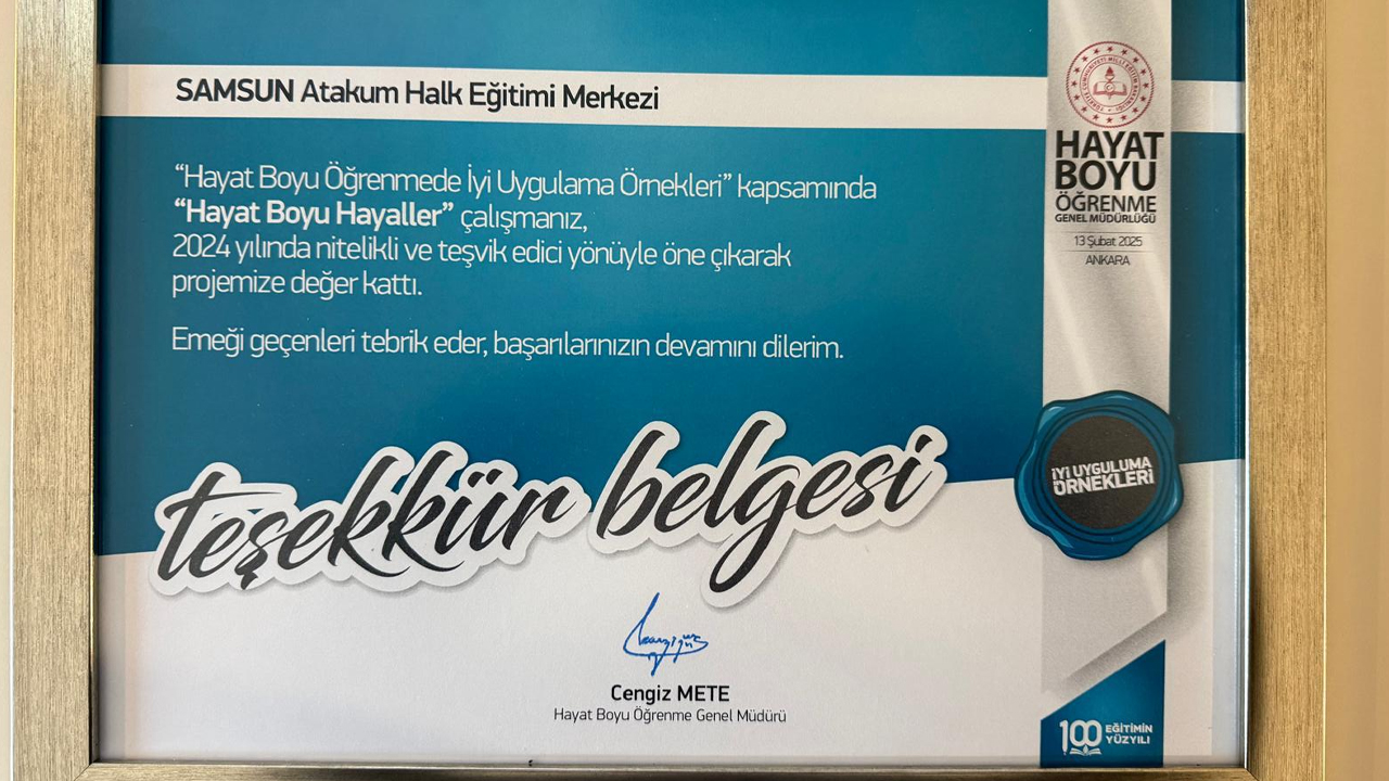 Atakum Halk Egitim Merkezi Sampiyon 4