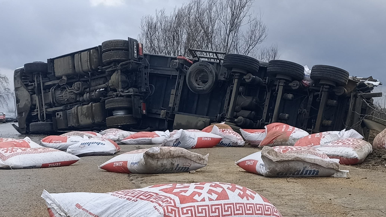 Samsun Iki Tir Kaza Bafra 2