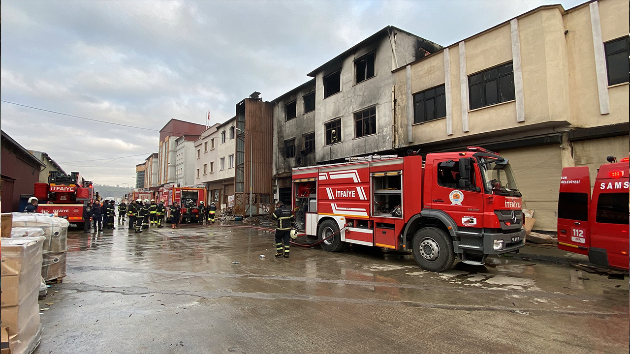 Samsun Kaucuk Fabrikasi Yangin 3