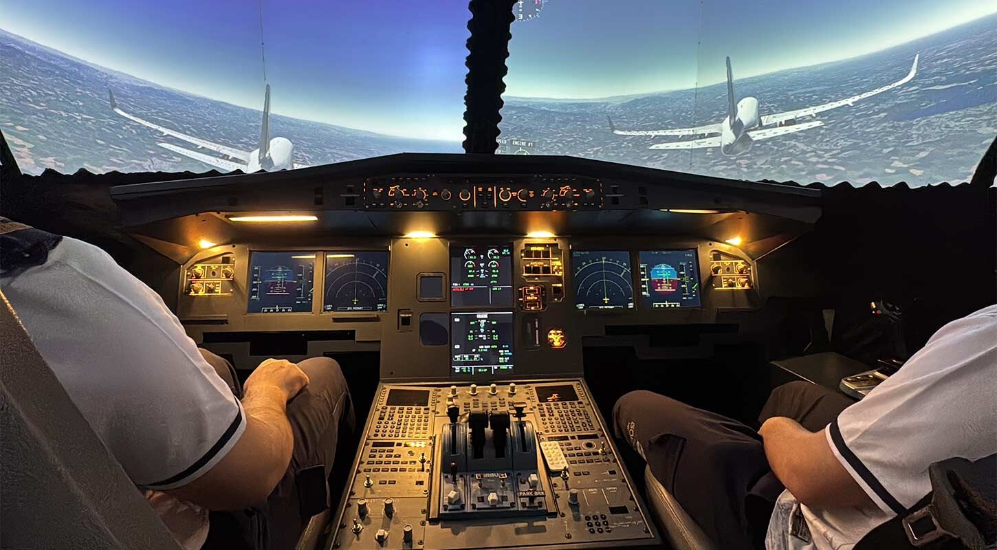 Samsun Gokturk Havacilik Lisesi Airbus A320 Simulatoru 4