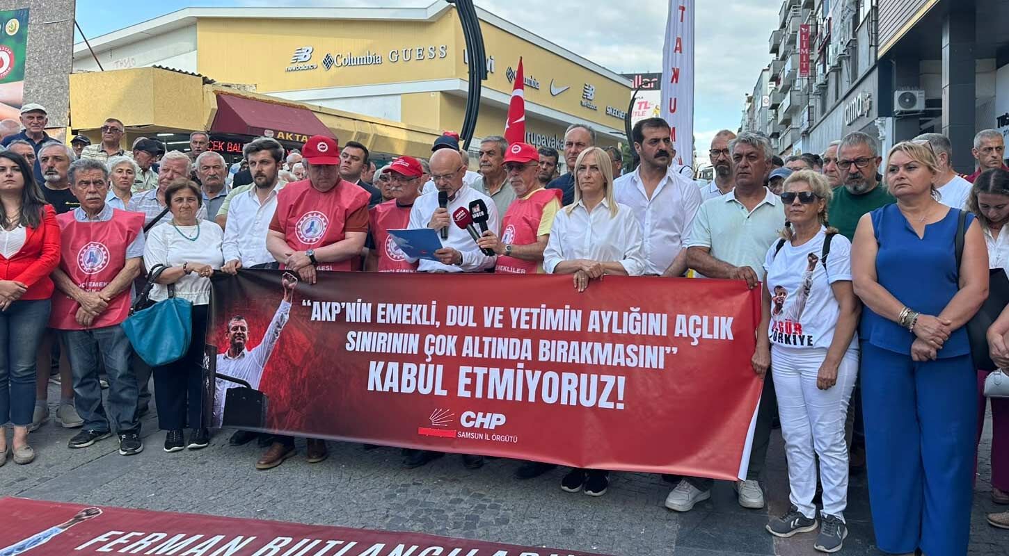 Chp Samsun Emekli Maaslarina Tepki 3