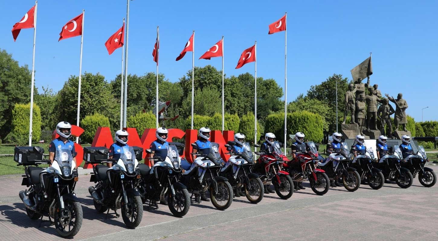 Samsun Motosikletli Zabita Ekipleri Goreve Basladi 5
