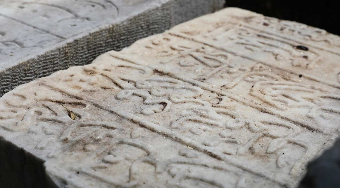 Seyyit Kutbettin Mezarligi Tarihi Mezar Taslari Restorasyon Calismasi 2