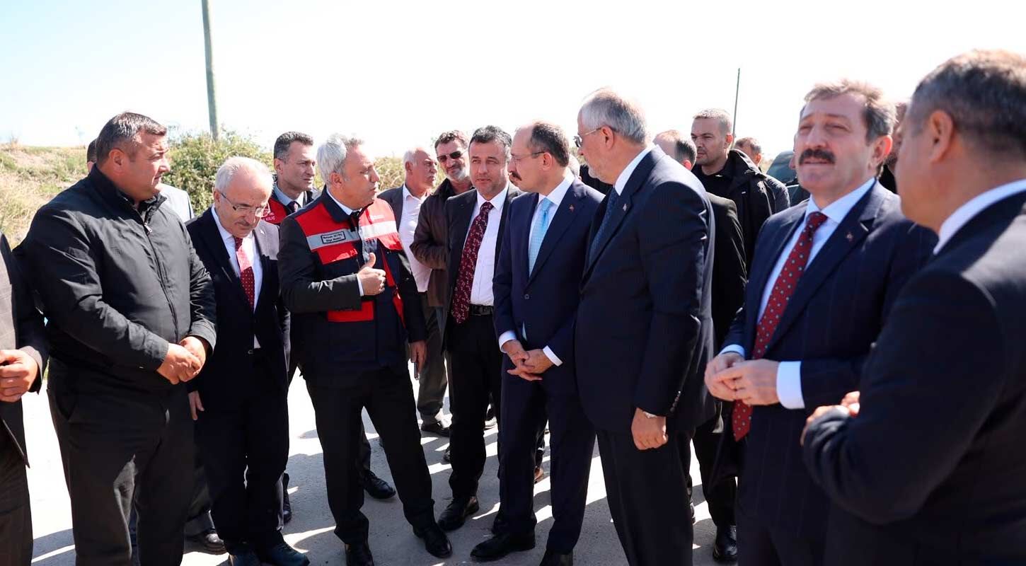 Mehmet Mus 19 Mayis Esnaf Ziyareti Bafra Sahil Tahkimati Inceleme 2