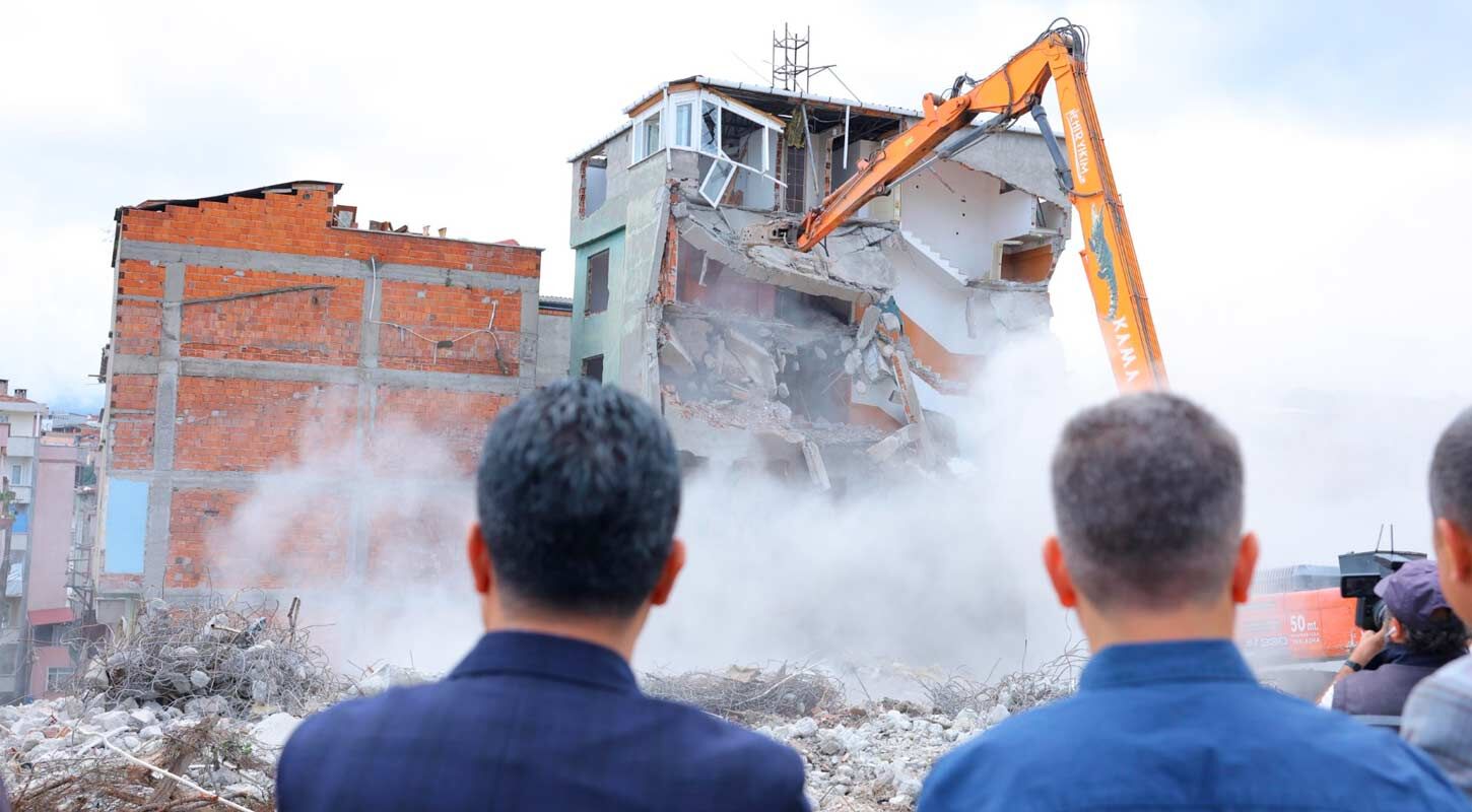 Samsun Kentsel Donusum Zeytinlik Mahallesi Yikimlari Basladi 2