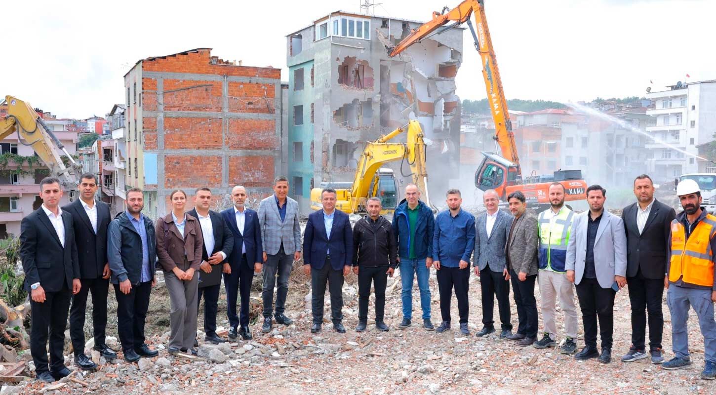 Samsun Kentsel Donusum Zeytinlik Mahallesi Yikimlari Basladi 4