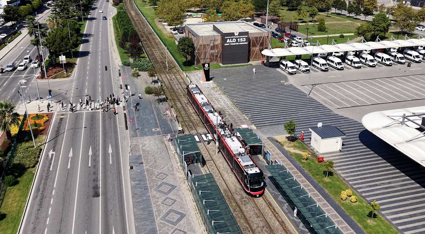 Samsuna Ucuncu Yeni Tramvay Geldi 1
