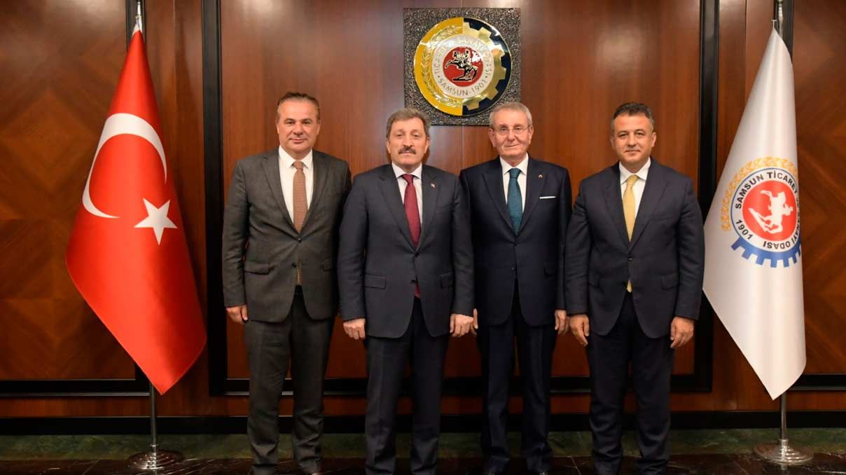 Samsun Tso Vali Tavli Baskan Dogan Tebrik Ziyareti 2